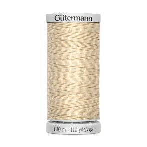 G�termann - Quiltetr�d - Ekstra St�rk - 100 m - Cream Hvid 414