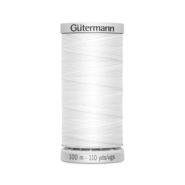 Gttermann - Quiltetrd - Ekstra Strk - 100 m - Hvid 0800