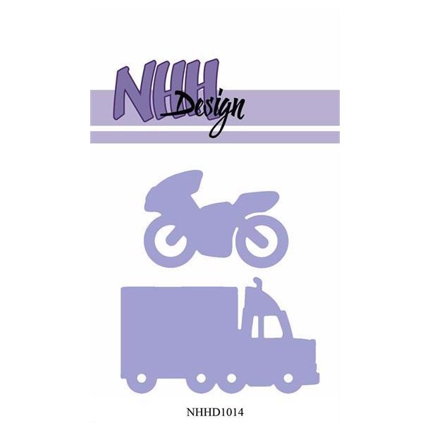 NHH Design - - Motorbike / Motorcykel NHHD1014 - Kort & Scrap - Gavlhuset
