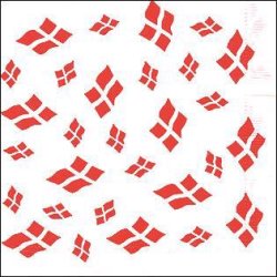 Bkkelund - Frokostservietter - Flag