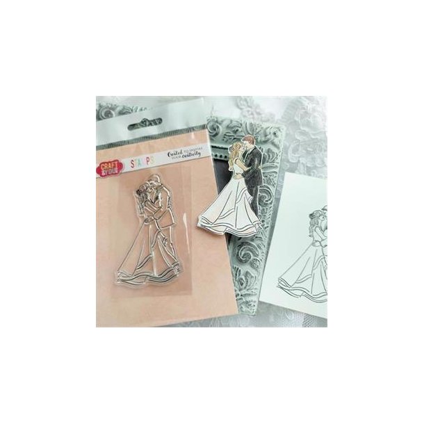 Craft & You - Stempel - Dancing Couple / Dansende par - CS018