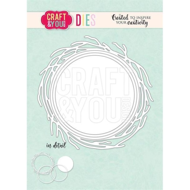 Craft & You - Die - Frame Nest / Cirkel m. Grene - CW117