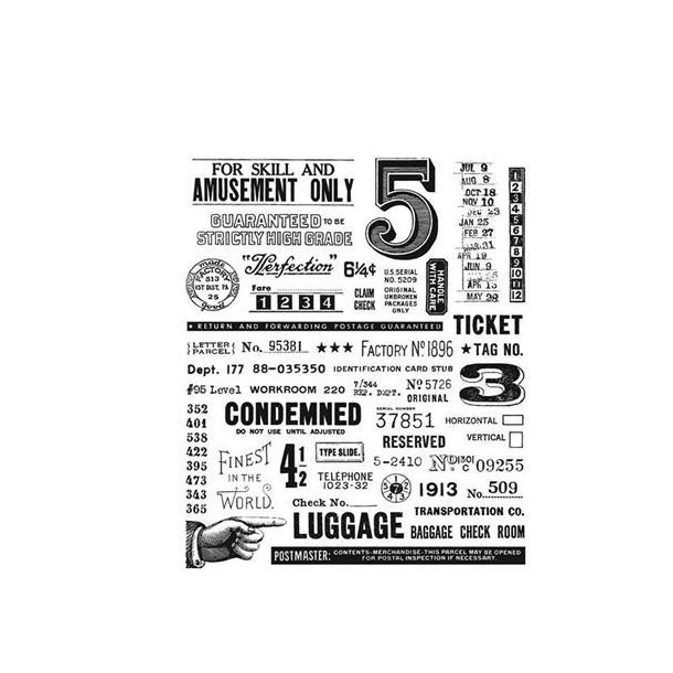 Tim Holtz - Stempel - Eccentric - CMS448