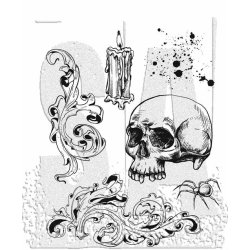 Tim Holtz - Stempel - Cling Stamp Foreboding"