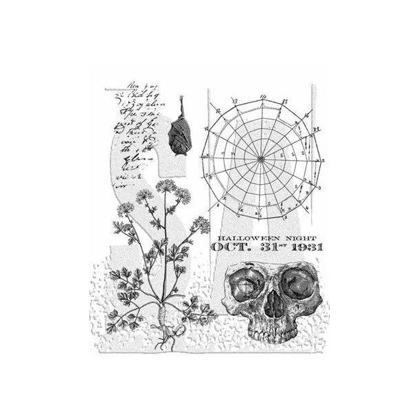 Tim Holtz - Cling Stamp Obscurity"