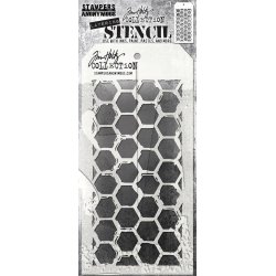 Tim Holtz - 332166 SA - Layered Stencils Brush Hex -TH-S166