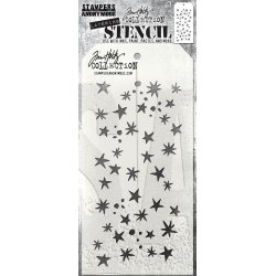 Tim Holtz - Stencil - Spellbound - Stjerner