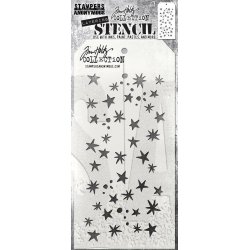 Tim Holtz - Stencil - Spellbound - Stjerner