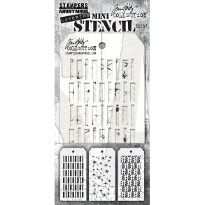 Tim Holtz - Mini Stencil - Set #57