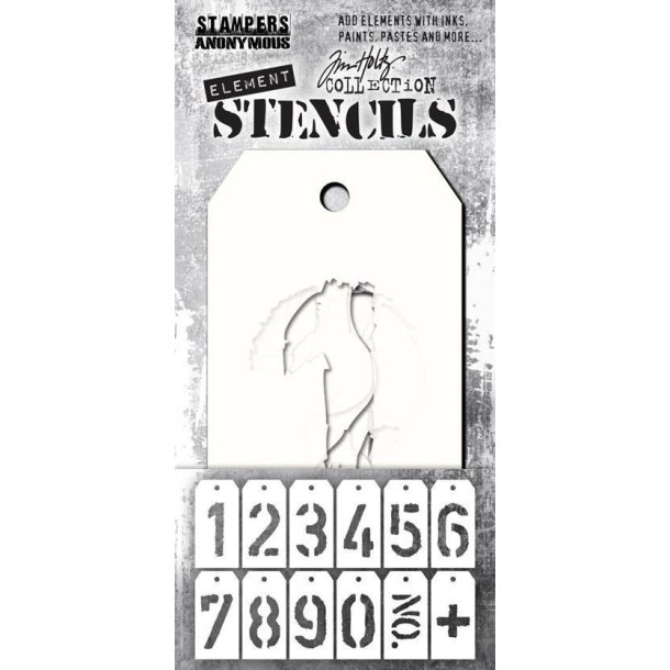 Tim Holtz - Stencil - Elements Freight - TH-EST002