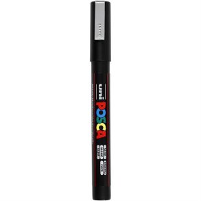 Posca marker Pc 3M, Silver, 0,9 - 1,3 mm spids