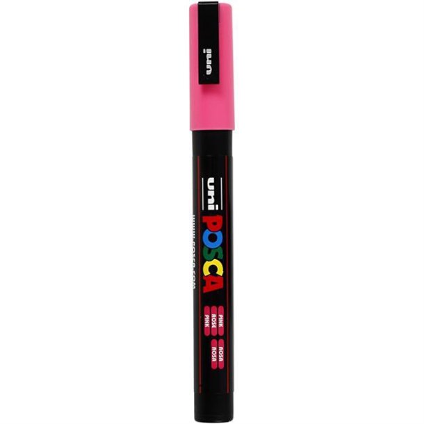 Posca marker Pc 3M, Pink, 0,9 - 1,3 mm spids