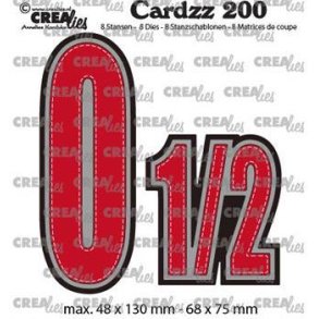 CREALies - Die - Tallene 0 & 1/2 m. Skygger - 3393