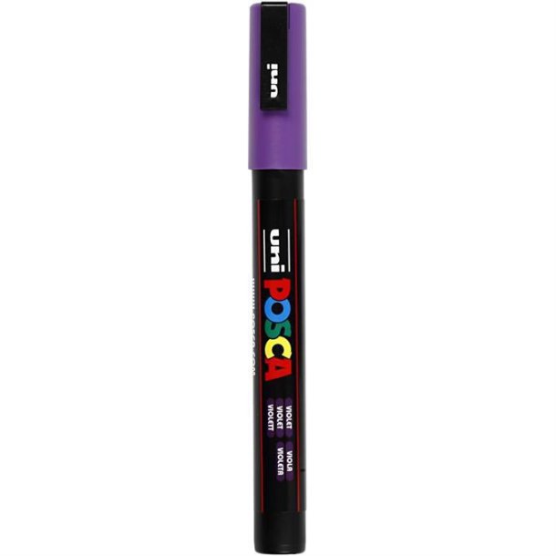 Posca marker Pc 3M, Violet, 0,9 - 1,3 mm spids