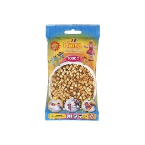 Hamaperler - Midi - 1000 stk - Guld