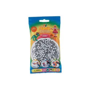 Hamaperler - Midi -1000 stk - Lys gr�