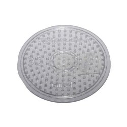 Hama - Stiftplade - Rund - 8cm - Transparent