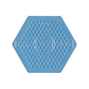 Hama - Stiftplade - Sekskant - 8x9cm - Transparent