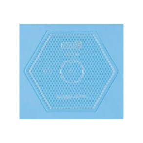 Hama - Stiftplade - Sekskant - 16,5x14,5cm - Transparent