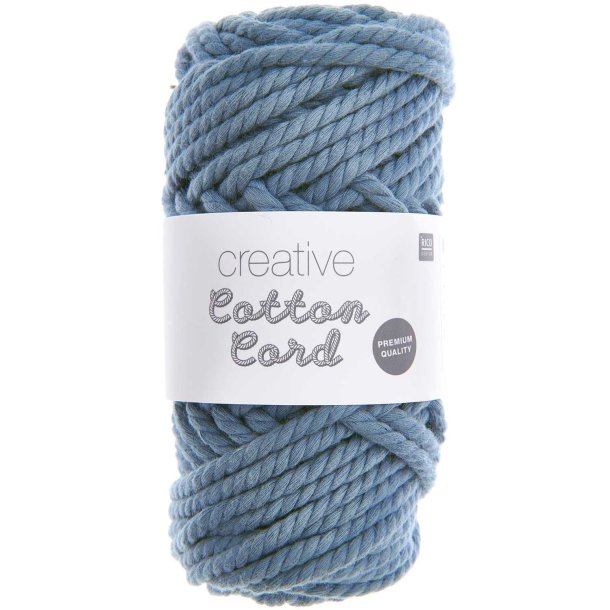 Cotton Cord - Macrame snor - Bl
