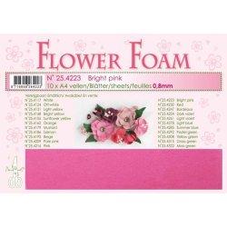 Leane Design Flower Foam  Bright Pink - Pink