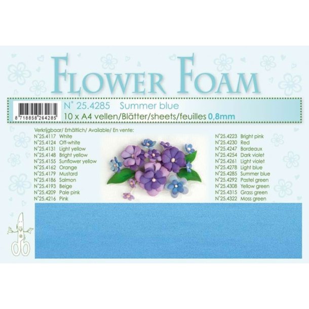 Leane Design Flower Foam, Summer Blue - Bl
