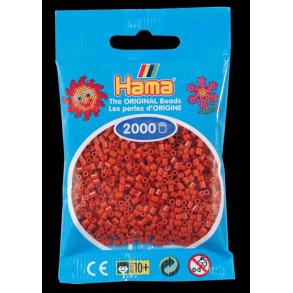 Hamaperler - Mini - 2000 stk - R�dbrun