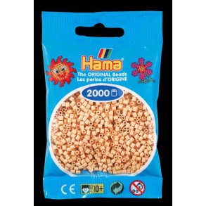 Hamaperler - Mini - 2000 stk - Beige