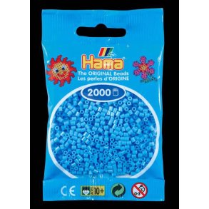Hamaperler - Mini - 2000 stk - Pastel bl�