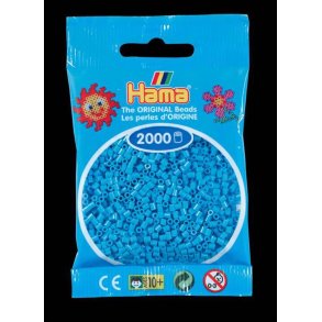 Hamaperler - Mini - 2000 stk - Azurbl�
