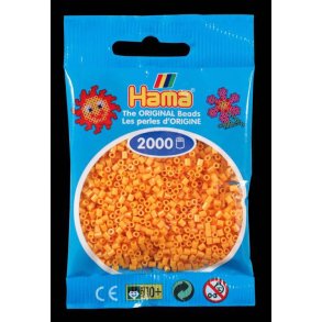 Hamaperler - Mini - 2000 stk - Peter Plys gul