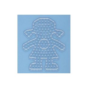 Hama - Stiftplade - Maxi - Pige - 19,5x16cm - Transparent