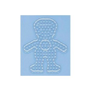 Hama - Stiftplade - Maxi - Dreng - 19x16cm - Transparent