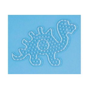 Hama - Stiftplade - Maxi - Dinosaur - 15,5x22cm - Transparent