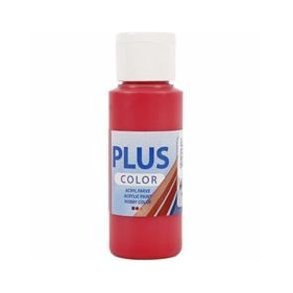 Plus Color hobbymaling, Crimson red, 60 ml