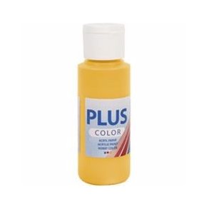 Plus Color hobbymaling, Yellow sun, 60 ml