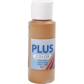 Plus Color hobbymaling - Raw Sienna - 60 ml