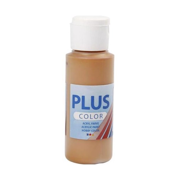Plus Color hobbymaling - Raw Sienna - 60 ml