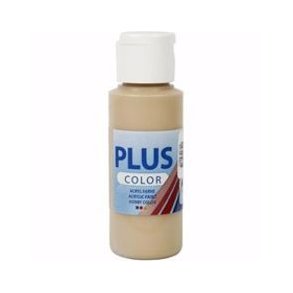 Plus Color hobbymaling, Dark beige, 60 ml