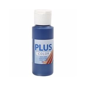Plus Color hobbymaling, Navy blue, 60 ml