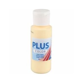Plus Color hobbymaling, Light yellow, 60 ml