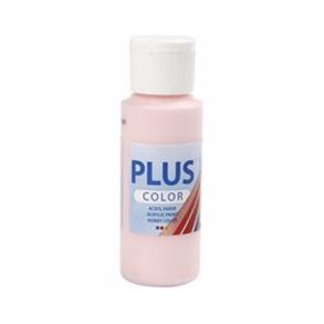 Plus Color hobbymaling, Soft pink, 60 ml