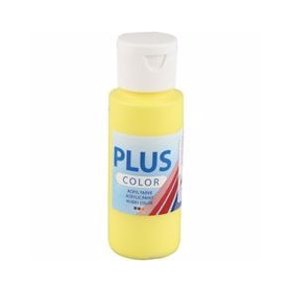 Plus Color hobbymaling, Primary yellow, 60 ml