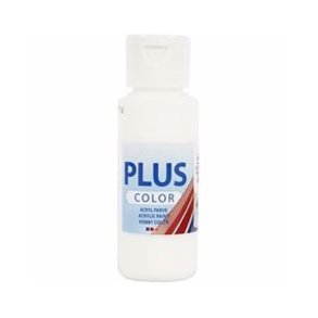 Plus Color hobbymaling, White, 60 ml