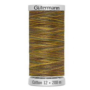 G�termann - Quiltetr�d - Sulky Cotton 12 - 200 m - Multifarvet 4009