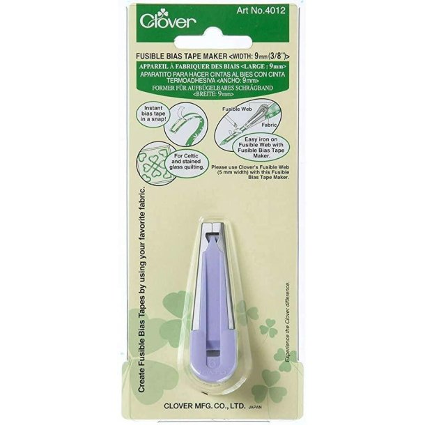 Clover - Fusible Bias Tape Maker - 9mm 3"-8" - 4012