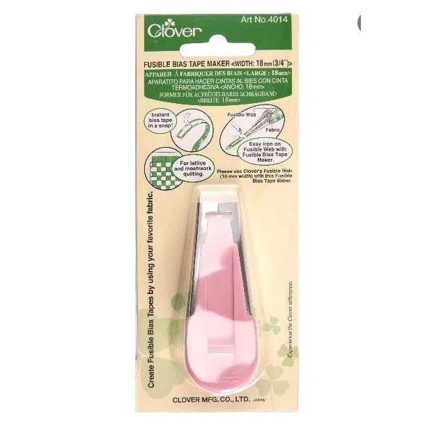 Clover - Fusible Bias Tape Maker - 18mm 3"-4" - 4014