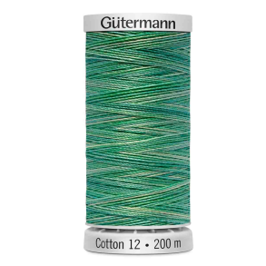 G�termann - Quiltetr�d - Sulky Cotton 12 - 200 m - Multifarvet 4015