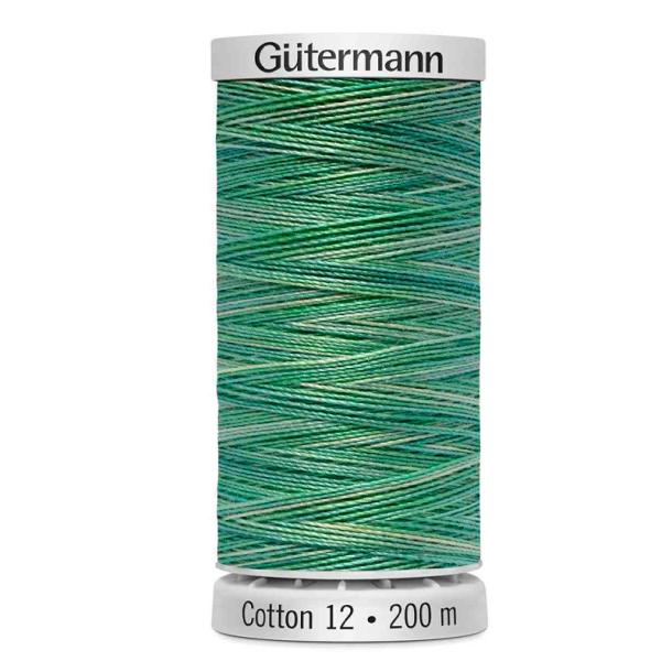 Gtermann - Quiltetrd - Sulky Cotton 12 - 200 m - Multifarvet 4015