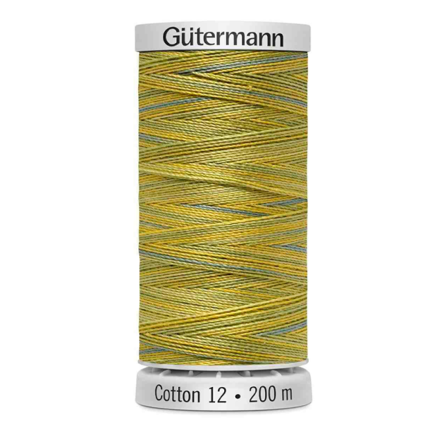 Gtermann - Quiltetrd - Sulky Cotton 12 - 200 m - Multifarvet 4017